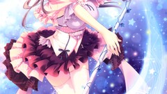 original characters Flowers magic Anime anime girls