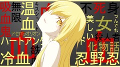 oshino shinobu monogatari-series anime girls Vampires blonde