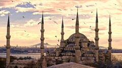 Ottoman Empire Janissaries mosque building sky cityscape