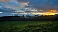 outdoors sky landscape sunlight field