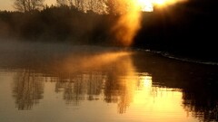 outdoors water sunlight reflection