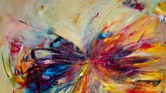 painting abstract artwork