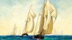 painting sailing ship artwork