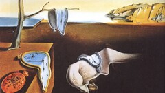 painting Salvador Dalí clocks surreal classic art