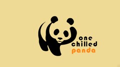 panda chillstep Minimalism artwork Animals