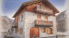 panoramas Livigno building artwork