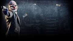 payday 2 video games gun mask Money gangster video game art