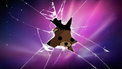 Pedobear colorful teddy bears broken glass
