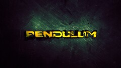 pendulum Typography texture yellow