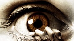 Photo manipulation artwork eyes macro detailed reflection hands