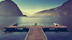 pier landscape nature