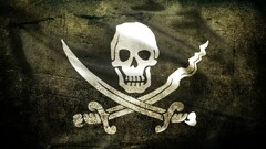 pirates Jolly Roger skull flag