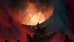 planet colorful Sphere artwork Men fantasy art digital art hell