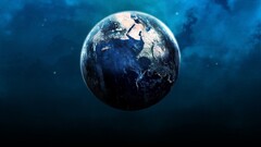 planet digital art space art