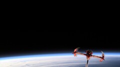 planet science fiction spaceship vehicle