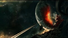 planet Space apocalyptic digital art space art