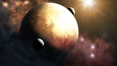 planet space art digital art