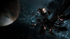 planet Space science fiction space art digital art