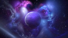 planet Space Stars space art digital art