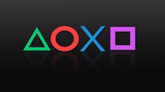 playstation video games black background Symbols gradient
