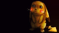 Pokémon Anime Simple Background Pikachu