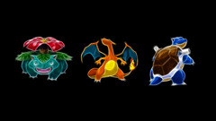 Pokémon artwork Minimalism Fractalius