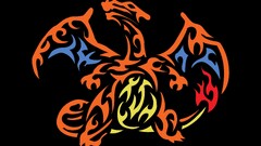 Pokémon charizard Anime Simple Background black background