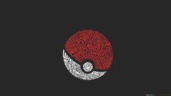 Pokémon Typography Minimalism Simple Background