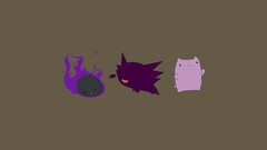 Pokemon First Generation gastly haunter Gengar Evolution