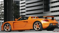 Porsche Carrera GT Car orange cars