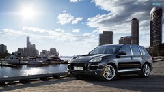 porsche cayenne Car vehicle cityscape numbers Porsche