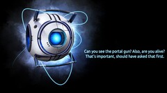 Portal (game) portal 2 valve corporation valve robot Sphere cyan