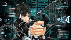 psycho-pass Shinya Kogami Anime anime boys kougami shinya gun