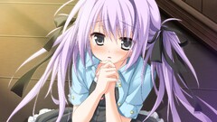 purple hair anime girls 1/2 Summer visual novel Anime