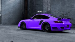 purple Porsche porsche 911 porsche 997 Car