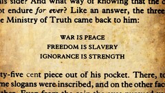 quote 1984 George Orwell Typography Literature