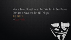 quote Anonymous Typography Simple Background