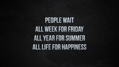 quote digital art Typography black black background