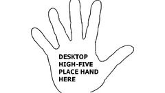 quote hands Simple Background