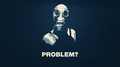 quote Minimalism gas masks Typography