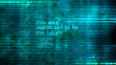 quote Typography digital art humor cyan Turquoise lines