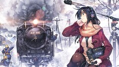 Rail Wars anime girls train Anime