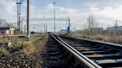 railway Russia railroad track