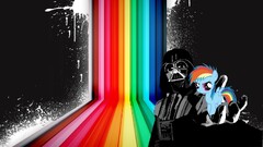 rainbow dash Darth Vader my little pony star wars