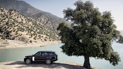 Range Rover Car vehicle Trees Lake sunlight