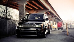 Range Rover Car vehicle urban black cars
