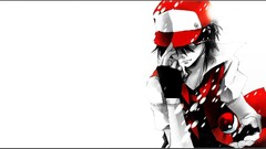 red Ash Ketchum Poké Balls Pokémon selective coloring Anime hat