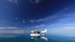 reflection sky Aircraft