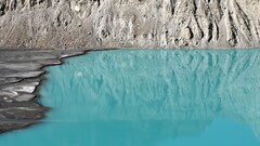reflection water himalayas nature
