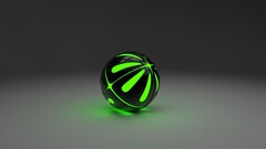 render balls Minimalism Sphere Simple Background digital art